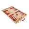 Toy Time Complete Set Wood Backgammon Board Game with Portable Handle, Full Game Accessories, Adults and Kids 765481XRV - alternate 1